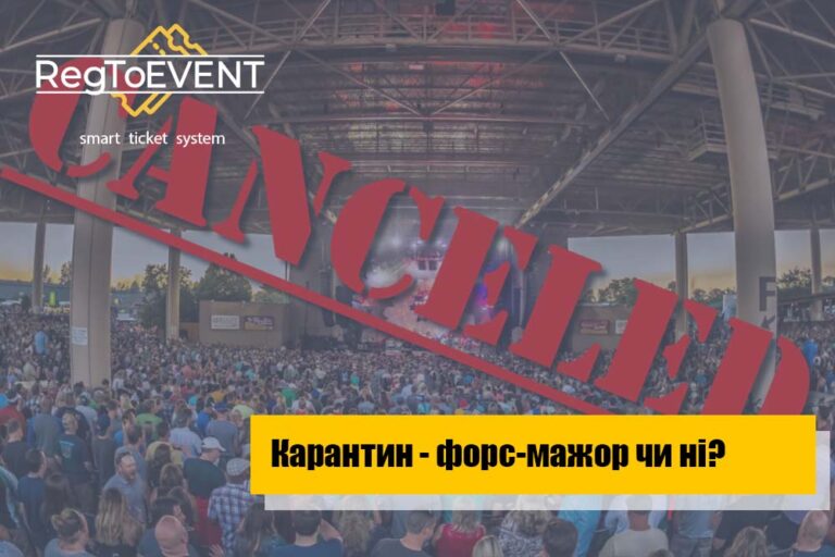 Карантин через COVID-19 – форс-мажор чи ні? Як бути організатору